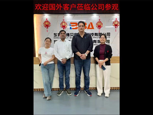 歡迎國(guó)外客戶(hù)蒞臨公司參觀(guān)合作，喜迎海外貴客，共話(huà)自動(dòng)化未來(lái)！